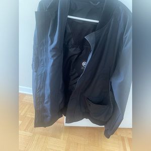 Canada Goose Bomber Jacket NO HOOD Black Mens Size Medium